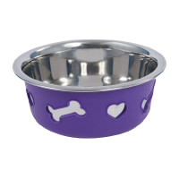 Tigela antiderrapante para cão Weatherbeeta Azul
