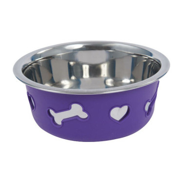 Tigela antiderrapante para cão Weatherbeeta Violeta escuro