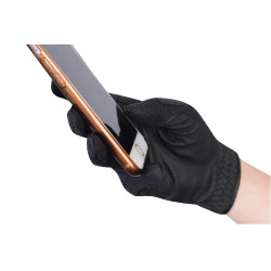 Luvas Dublin de malha Preto