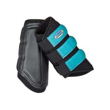 Guarnas de cross Weatherbeeta dianteiras Preto / turquesa