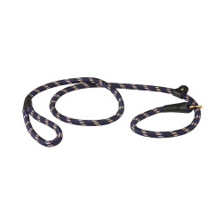 Trela para cão Weatherbeeta de couro e corda Marinho / castanho Azul