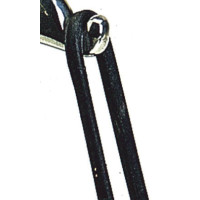 Tiras de substituição para estribos Peacock Iron Korsteel Preto Tiras de substituição para estribos Peacock Iron Korsteel Preto