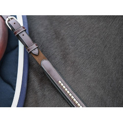 Collier de chasse Clincher et martingale Jump'In One Premium Havane