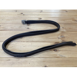 Etrivières Jump'In revestidas de couro Preto