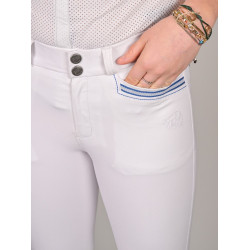 Calça de equitação júnior feminina Luna Jump'In Branco Calça de equitação júnior feminina Luna Jump'In Branco