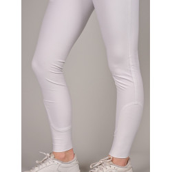 Calça de equitação júnior feminina Luna Jump'In Branco Calça de equitação júnior feminina Luna Jump'In Branco
