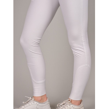 Calça de equitação júnior feminina Luna Jump'In Branco Calça de equitação júnior feminina Luna Jump'In Branco