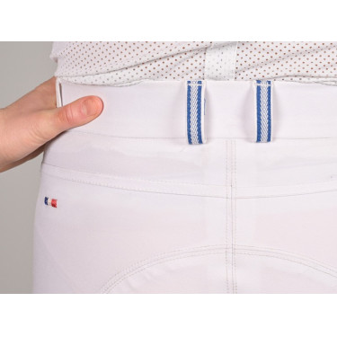 Calça de equitação júnior feminina Luna Jump'In Branco Calça de equitação júnior feminina Luna Jump'In Branco