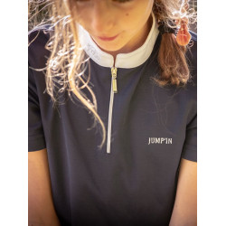 Polo de competição Jump'In de mangas curtas Charlie Marinho Azul-marinho