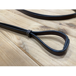 Rendas de couro liso Jump'In Mogno Bord&amp;ocirc;