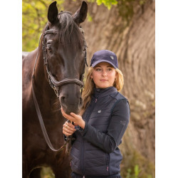 Colete acolchoado sem mangas Jump'In Dax compatível com airbag Marinho Azul-marinho