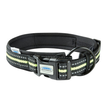 Coleira refletora para cão Weatherbeeta Preto / amarelo Coleira refletora para cão Weatherbeeta Preto / amarelo