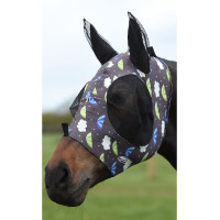 Máscara anti-mosca Weatherbeeta em malha Guarda-chuva estampado Máscara anti-mosca Weatherbeeta em malha Guarda-chuva estampado