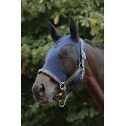 Máscara anti-mosca Weatherbeeta em malha Azul-marinho / preto Máscara anti-mosca Weatherbeeta em malha Azul-marinho / preto