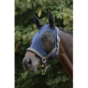 Máscara anti-mosca Weatherbeeta em malha Azul-marinho / preto Máscara anti-mosca Weatherbeeta em malha Azul-marinho / preto