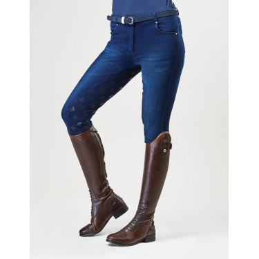 Calça Dublin denim feminina Shona Full Grip Silicone Print Calça Dublin denim feminina Shona Full Grip Silicone Print