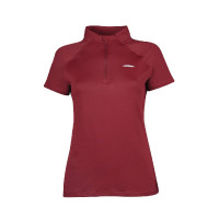 Polo de mangas curtas Weatherbeeta feminino Prime Bordéus Bordô Polo de mangas curtas Weatherbeeta feminino Prime Bordéus Bordô