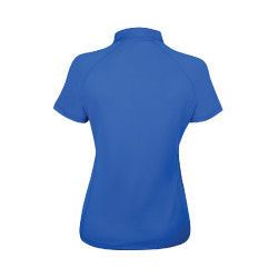 Polo de mangas curtas Weatherbeeta feminino Prime Azul royal