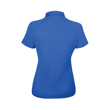 Polo de mangas curtas Weatherbeeta feminino Prime Azul royal