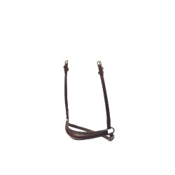 Muserola alemã Collegiate Mono Crown Castanho