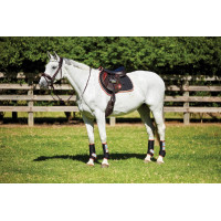 Almofada de sela Therapy-Tec Weatherbeeta Preto / prata / vermelho