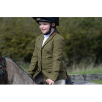 Casaco de competição Dublin em tweed Castanho