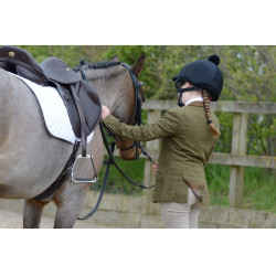 Casaco de competição Dublin em tweed Castanho Casaco de competição Dublin em tweed Castanho