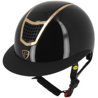 Capacete Equithème Airy LM Preto carbono brilhante