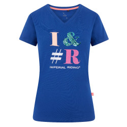 T-shirt Impérial Riding Azul cobalto