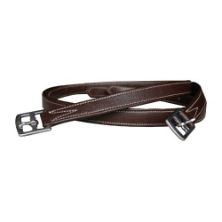 Etrivières nylon/couro Chetak Preto