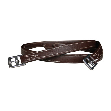 Etrivières nylon/couro Chetak Preto