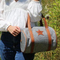 Sac Pénélope Nina Bowl gris petit modèle