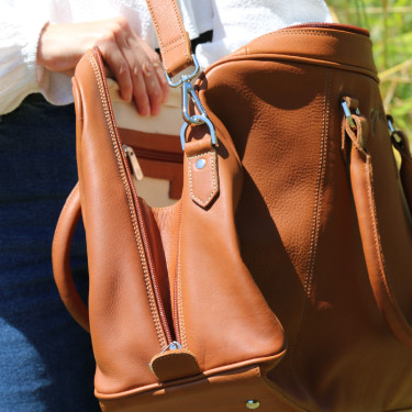 Bolsa Pénélope Etretat Conhaque Castanho Bolsa Pénélope Etretat Conhaque Castanho