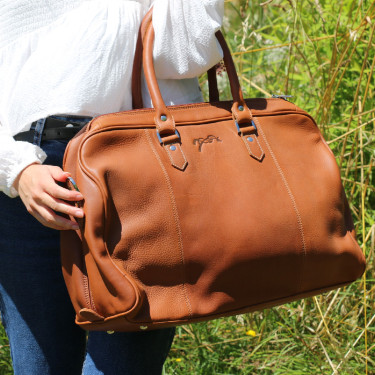 Bolsa Pénélope Etretat Conhaque Castanho Bolsa Pénélope Etretat Conhaque Castanho