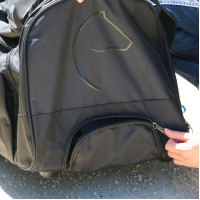 Saco com rodas Equithème Sport Preto Saco com rodas Equithème Sport Preto