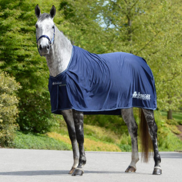 Manta secante Bucas Prize Cooler Azul-marinho / logotipo prateado