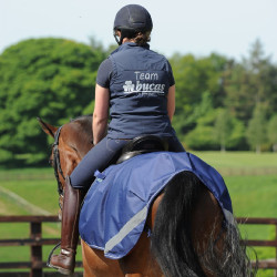 Cobre-rins quadrado Bucas impermeável Azul-marinho / prata Cobre-rins quadrado Bucas impermeável Azul-marinho / prata