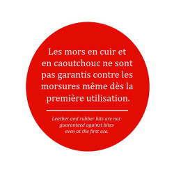 Mors releveur Jump'In en cuir droit Mors releveur Jump'In en cuir droit