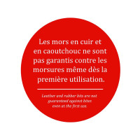 Mors releveur Jump'In en cuir rond Mors releveur Jump'In en cuir rond