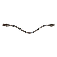 Brilho Frontal HKM Marrom / dourado rosado Castanho