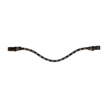 Frontal Incrível HKM Marrom / preto Castanho