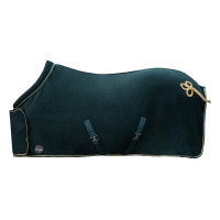 Capa secante HKM com brandenburguesa Verde pinho / dourado Capa secante HKM com brandenburguesa Verde pinho / dourado