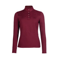 Camiseta funcional HKM Berry Lace Vermelho escuro Camiseta funcional HKM Berry Lace Vermelho escuro
