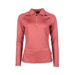 T-shirt funcional HKM Rosewood Allover Print