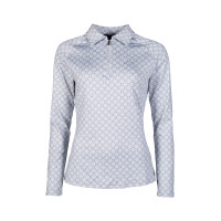 T-shirt funcional HKM Rosewood Allover Print Cinza claro Cinzento