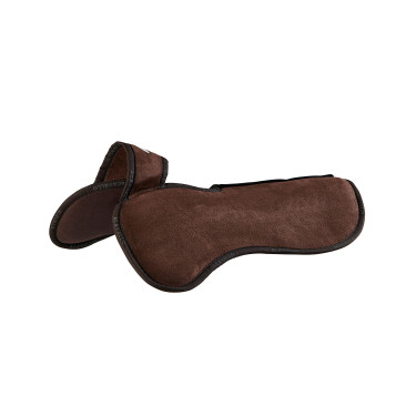 Amortecedor com bolsos configuráveis e almofada Piuma WFS em camurça plana Acavallo Amortecedor com bolsos configuráveis e almofada Piuma WFS em camurça plana Acavallo