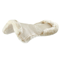 Amortecedor em gel com elevação traseira completa em lã de carneiro Acavallo Transparente / natural Amortecedor em gel com elevação traseira completa em lã de carneiro Acavallo Transparente / natural