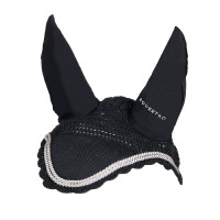 Touca anti-moscas tricotada com cordura Equestro Preto