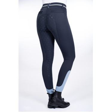 Pantalón Bloomsbury con asiento completo de silicona HKM Azul escuro Pantalón Bloomsbury con asiento completo de silicona HKM Azul escuro