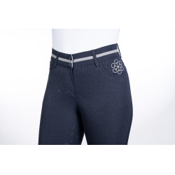 Pantalón Bloomsbury con asiento completo de silicona HKM Azul escuro